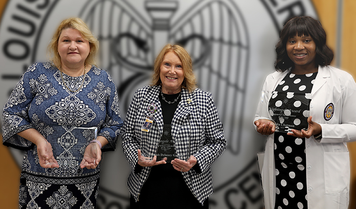 LSU Health New Orleans Nightingale Award recipients